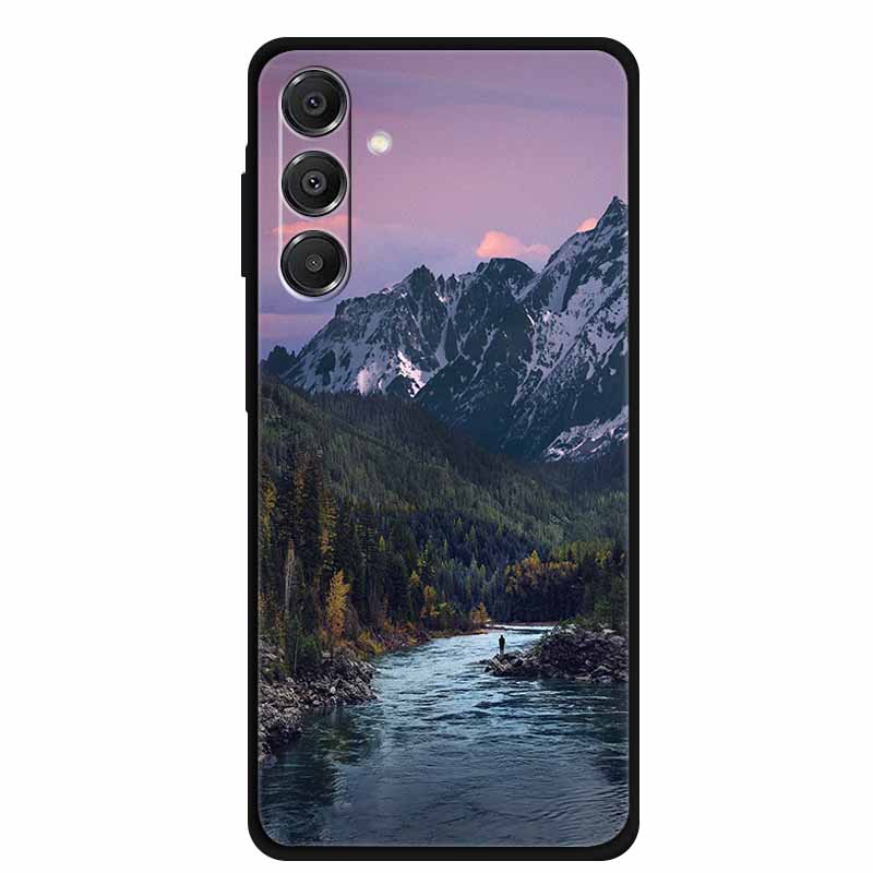 For SAMSUNG GALAXY A37 A57 5G Case Original Soft Silicone TPU Phone Cases Cover Samsung A57 A37 5G Fashion Protector Planet Capa