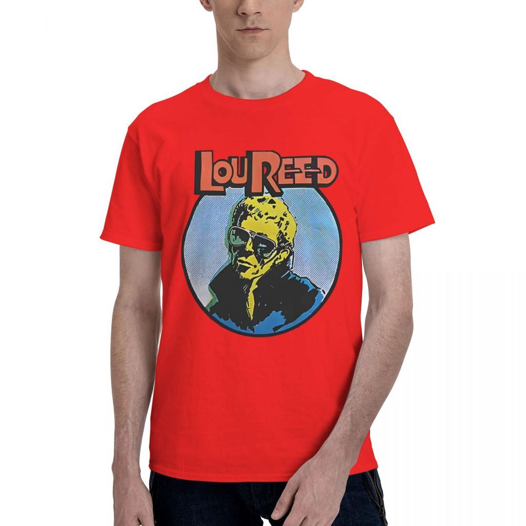 Lou Reed Signature 100 Cotton Casual Breathable Confortable Manga Funny Ugus TShirts Funny Gift