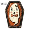 Verweerd Houten Wanddecoratie Vintage Halloween Houten Decoratie, Kistvormige Tafelblad Ornamenten, Vrijstaande & Seizoensgebonden Feestdecoraties Hangend Ornament