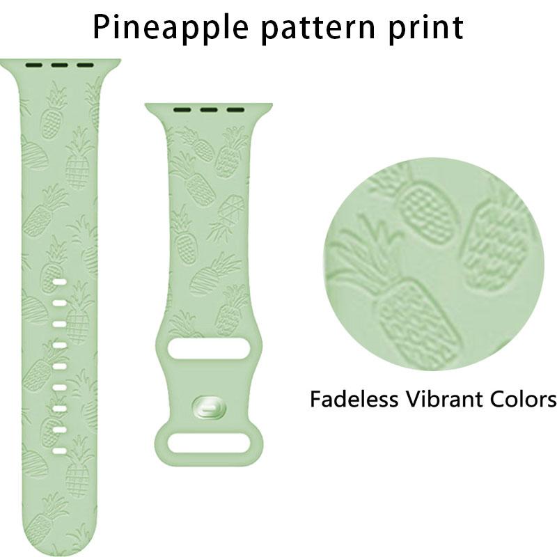 Uhrenarmband Silikonarmband für Apple Watch Armband 44mm 42mm 45mm 38mm 40mm 41mm 49mm Smartwatch Correa iWatch Serie Ultra 8 7 6 5 4 3 SE