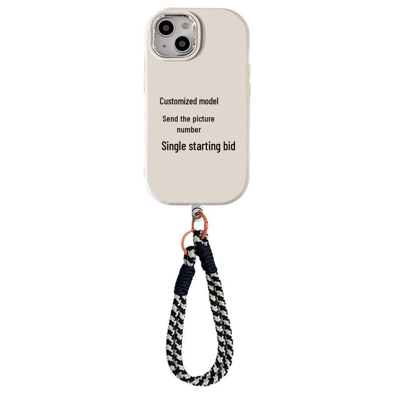 Electroplated iPhone 15 Pro Max White Case with 16 Plus DIY Design, Compatible with Apple 13 Pro Max