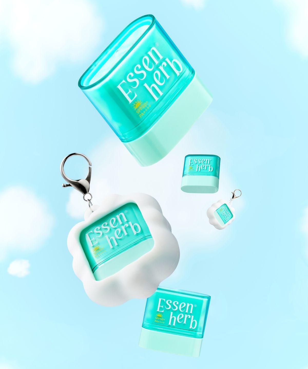 Multi-Defense Cloud Fit Airy Sun Stick Keyring Special Set