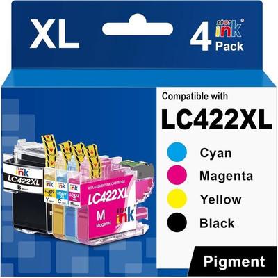 LC422 LC422XL Cartucho de tinta Compatible para Brother LC-422XL LC-422VAL LC 422 para Brother MFC-J5340DW MFC CARTUCHO IMPRESORA