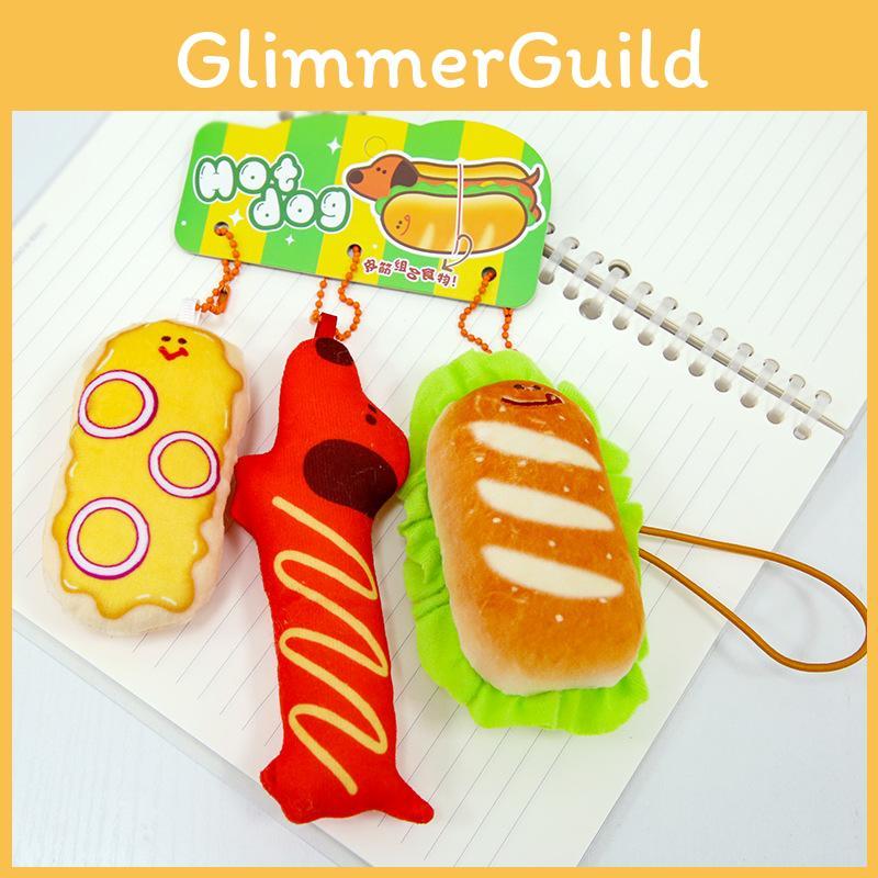 Dog Hot Simulated Plush Toy Cartoon Doll Keychain Backpack Pendant Gift Holiday