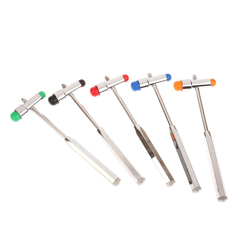 1 Stück Doppelkopf Neurologischer Massagehammer Multifunktionaler Perkussor Diagnostischer Reflex-Perkussionshammer Reflexhammer