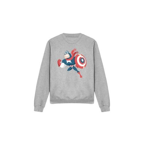 Captain America Unisex Adult Holiday Outfit Sweatshirt