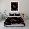 Elegant Shoes Pattern Sets Multiple Sizes Kid'S And Adults' Bedroom Exquisite 3Pc Bedding Set, Gift