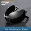 New Fashion Foldable Sunglasses Men Women Vintage Metal Frame UV400 Sun Glasses Portable Folding