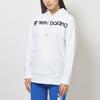 New Balance Sweatshirts Women's White Hooded Moderate Regular AWT93595-WT
