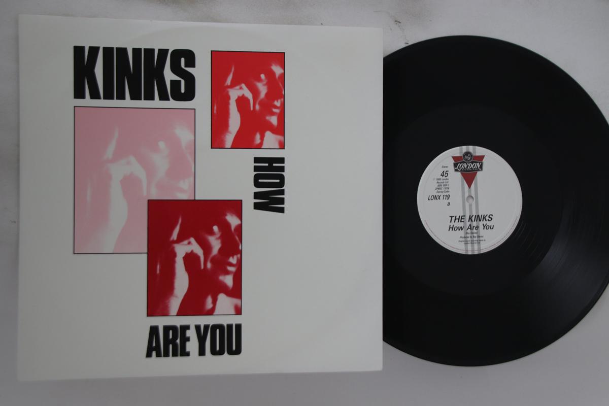 

12inch Record KINKS - How Are You LONX119 LONDON 1986 UK Rock Used