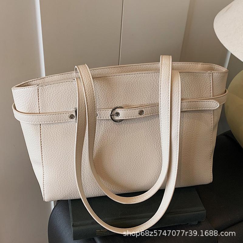 Premium Sense Large-capacity Bag Women's 2025 New Spring and Summer Commuting Versatile Shoulder Bag Fashionable Portable Tote Bag