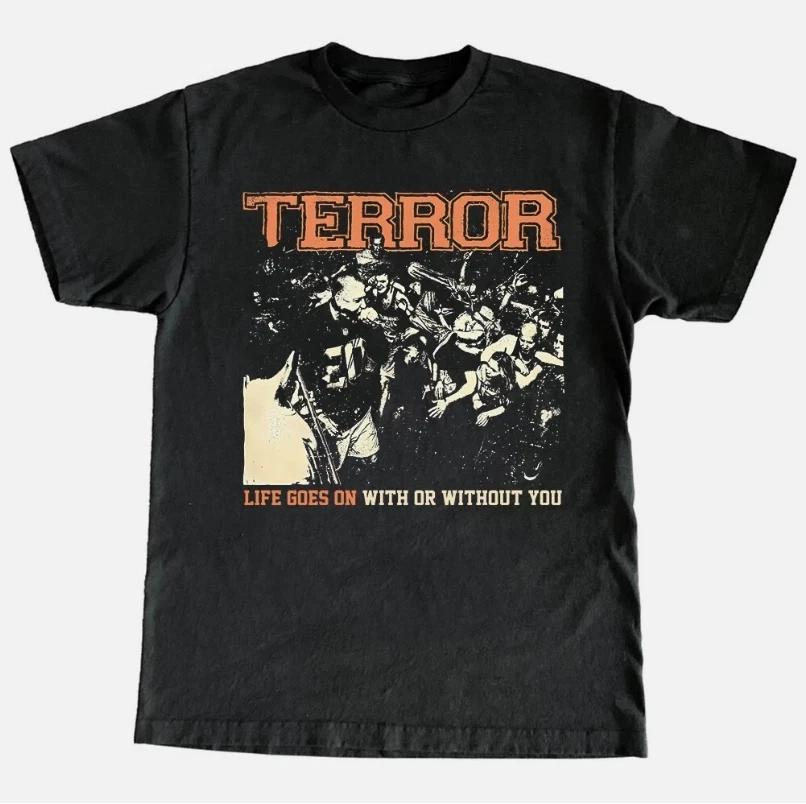 Retro Band Terror Short Sleeve Unisex All Size S