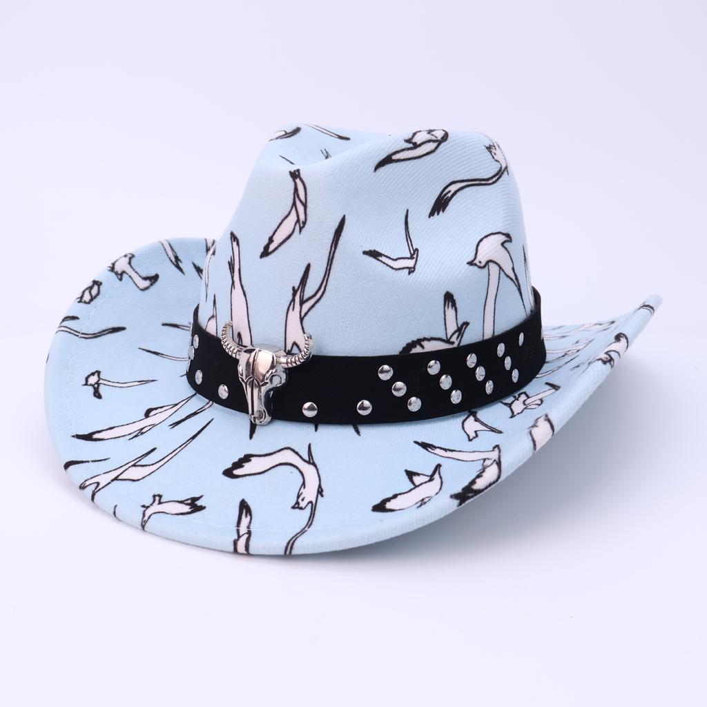 Hot Sale Jazz Top Hat Western Cowboy Hat New Men's and Women's European and American Famous Style Tibetan Classic Woolen Hat