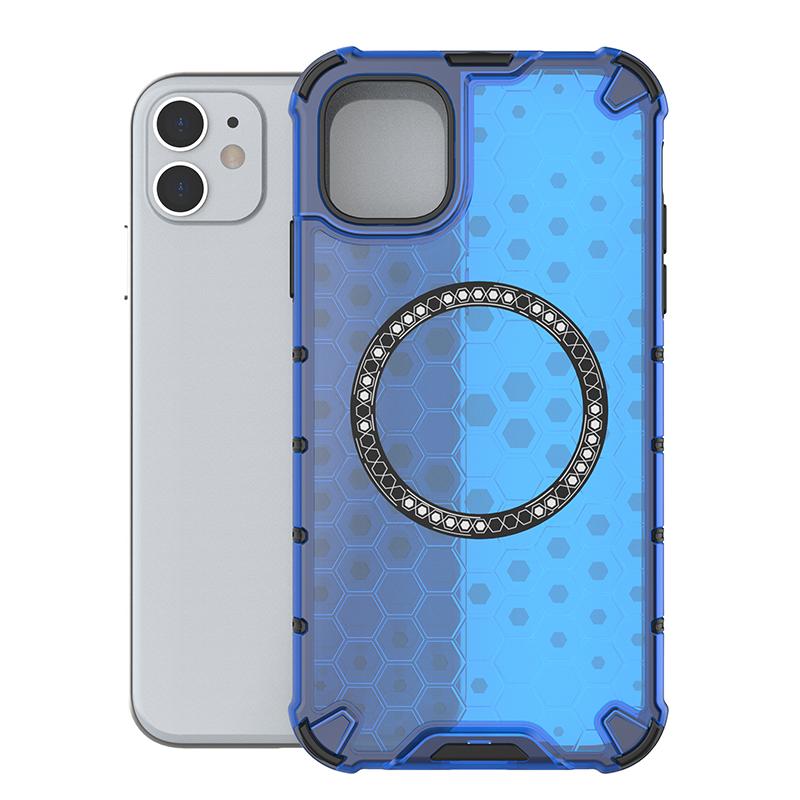 For iPhone11 Pro Max Magnetic Ring Back Cover Phone Case Magsafe Ring Wireless Charge Lens Protect Shockproof Coverage Cases