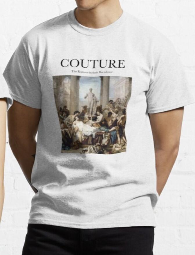 The Romans In Their Decadence Couture Painting T Shirt - Art T Shirt Unisex T-Shirt