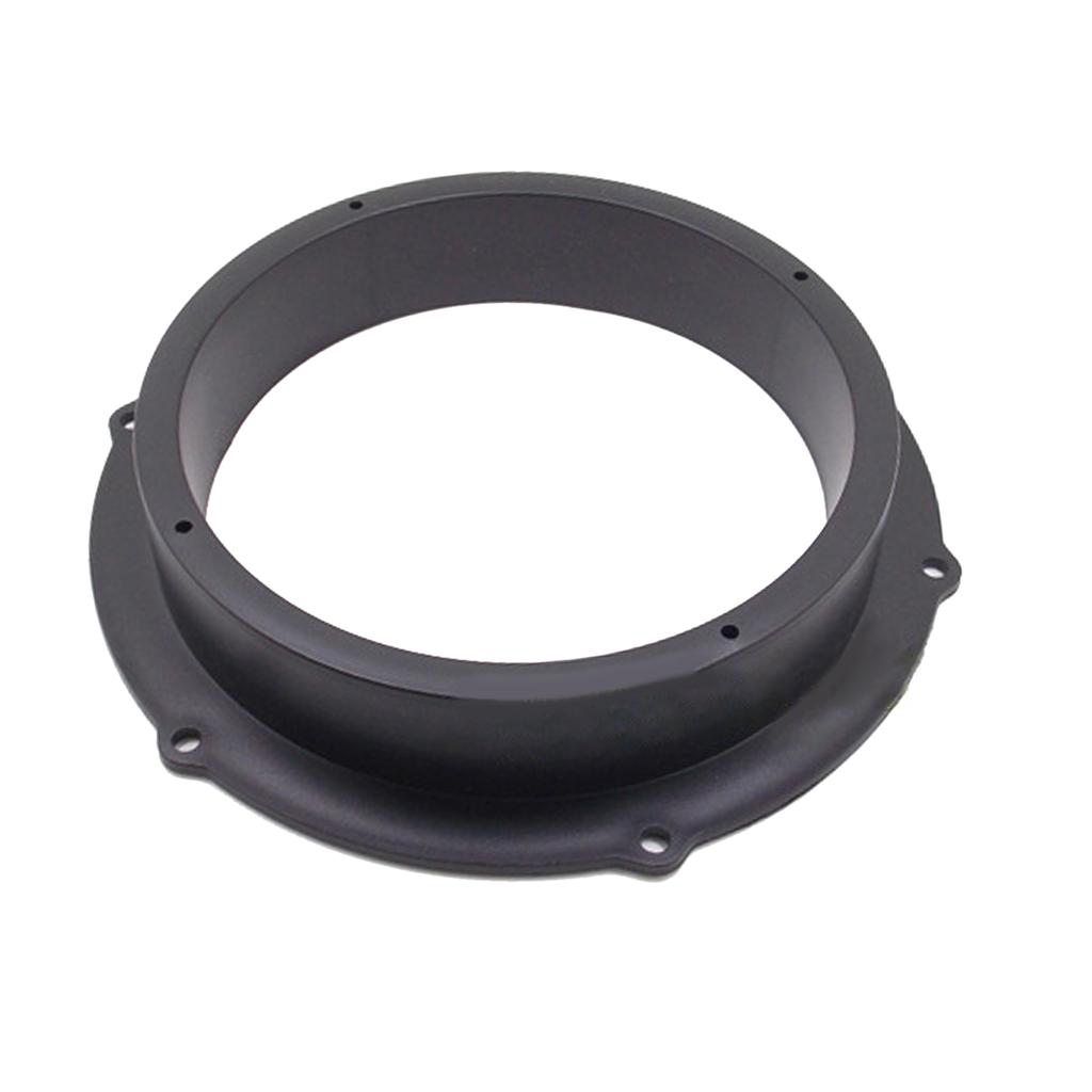 2pcs Black 6.5 inch Car Speaker Mounting Spacer Adaptor Rings Suitable for Magotan-Skoda Car Stereo Audio Speaker Spacer