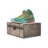 New LINING Liren 4 Basketball Shoes Unisex High Top Jade Frost Green/Pure Blue ABAT107-1
