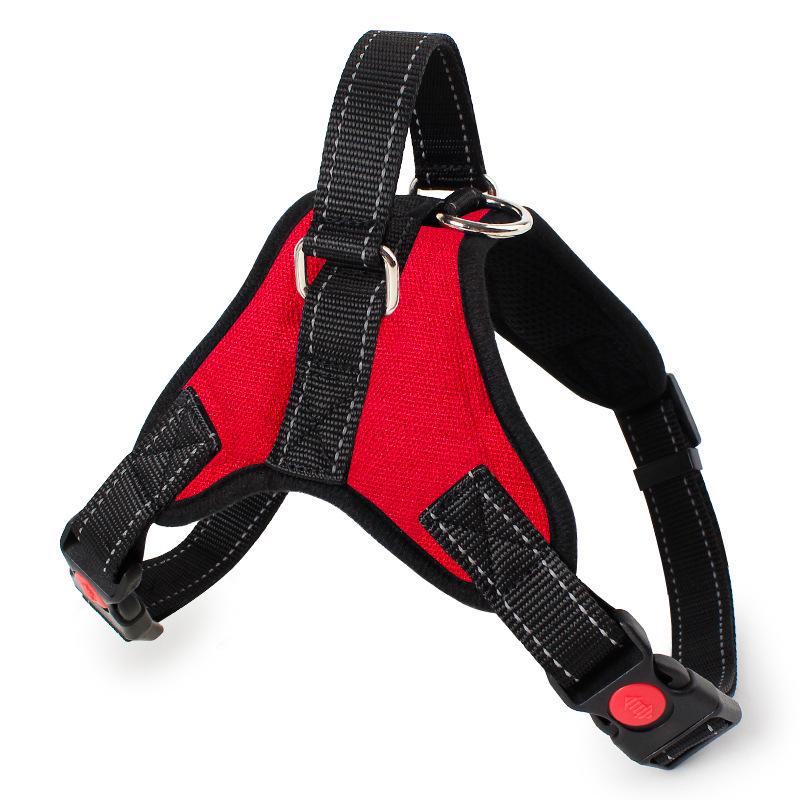 Pet Dog Harness - Adjustable Walking and Traction Rope with Supportive Chest Strap