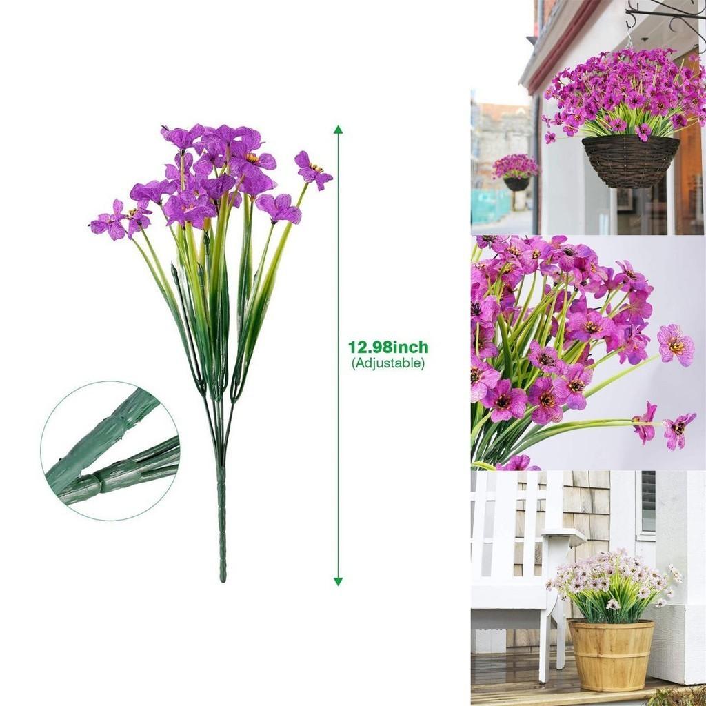 Bright And Lush Artificial Plum Blossoms Perfect Uv Resistant Outdoor Decor