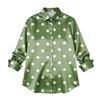 Women's Shirt Blouse Print Button Long Sleeve Casual Basic Shirt Collar Regular Top