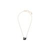 Swarovski Black Swan Large Crystal Rose Gold Plated Imitation Crystal Necklace Women necklace 5204134