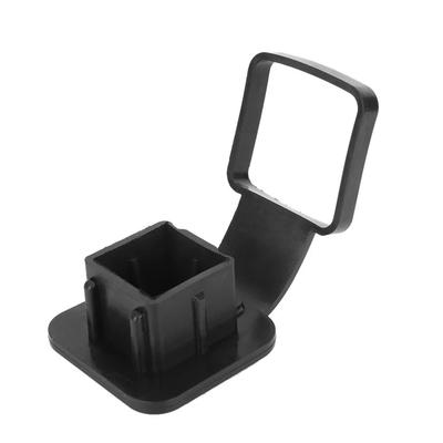Fit Most Vehicles Rubber Receiver Cover Black Plug Cap Dust Protector Tube Plug Insert Car Accessory