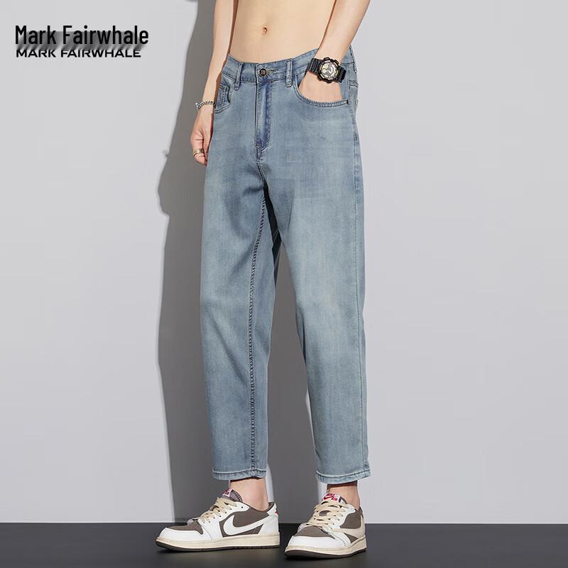 Mark Fairwhale Men's Lyocell Blend Straight-Leg Jeans