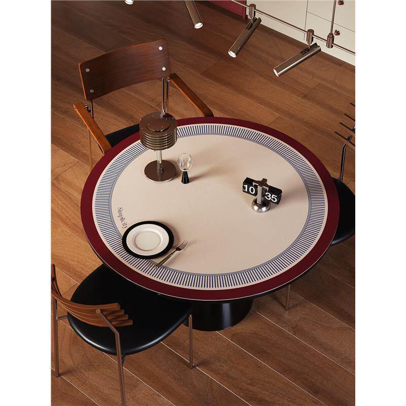 

Modern Minimalist Leather Table Mat - Waterproof, Oil-proof, Scald-proof, Heat Insulating, Desk Protection. Custom Size Available, Contact Customer Service