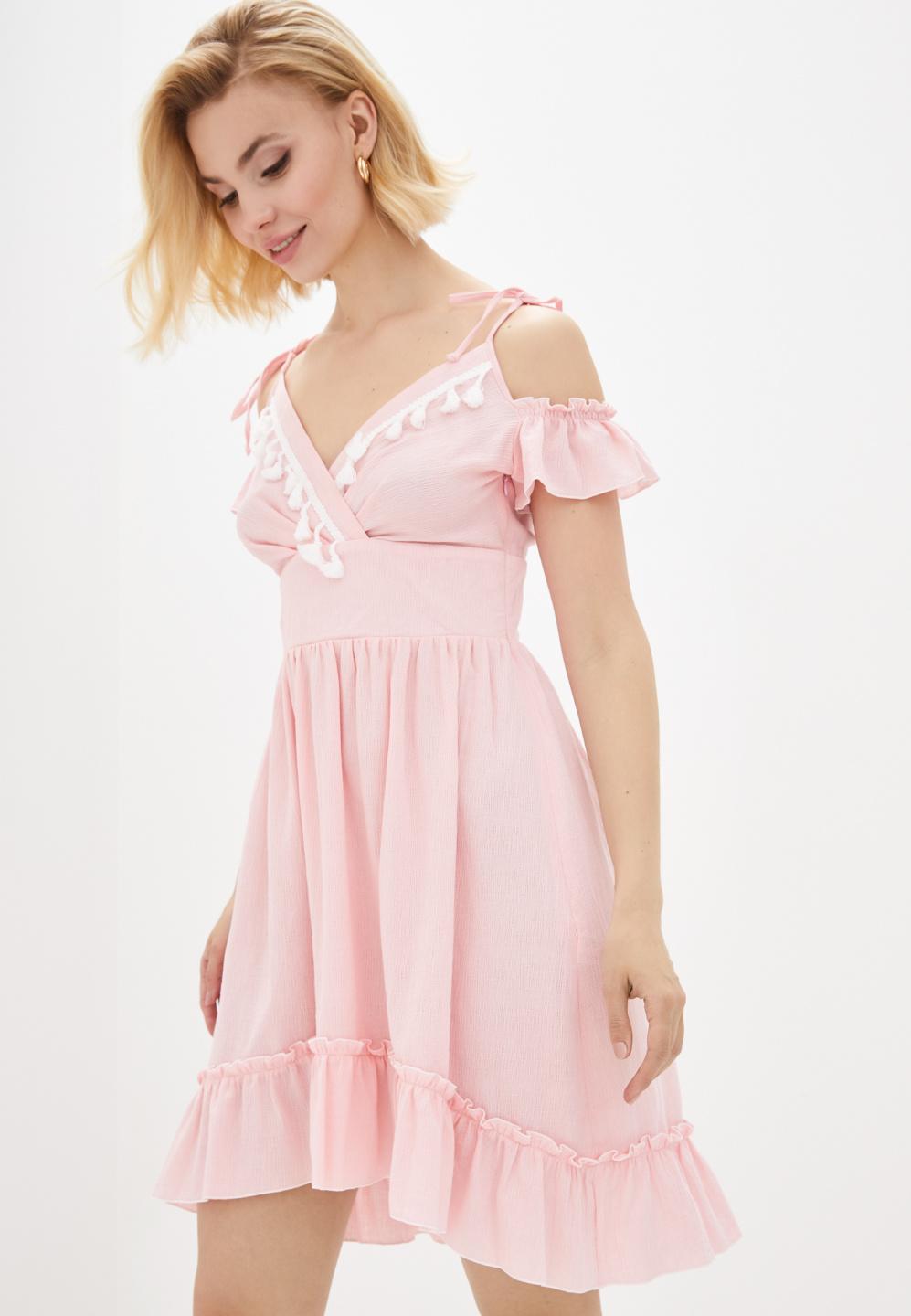 

Сарафан Ажен Luzana M рожевий