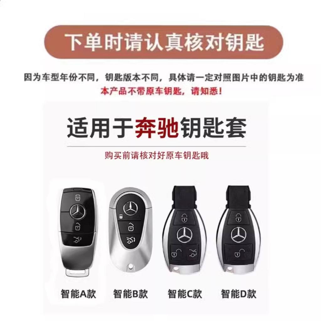 Full Wrap Rhinestone Key Fob Shell Fit Mercedes Benz GLE GLB GLS W206 W214 Smart Key Shiny Diamond Key Cover Car Decoration Gift PB1