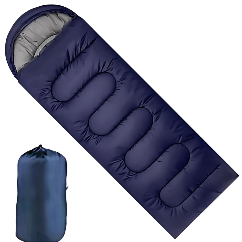 Mellbo Sleeping Sleeping Sleeping In the All Envelope Storage Bag Velcro Double 220 X Navy Bag, Bag, Camping, Outdoors, Car, Seasons, Type, Cushion,