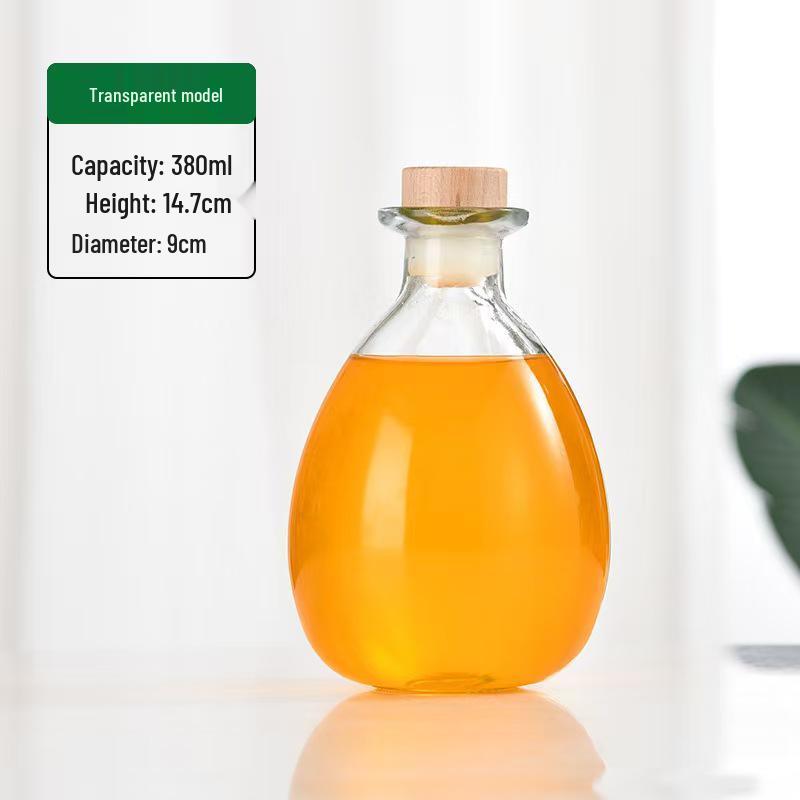 Premium Homemade Fruit Wine Bottles: Sealed, Leak-Proof, Frosted Glass with Large Belly Design