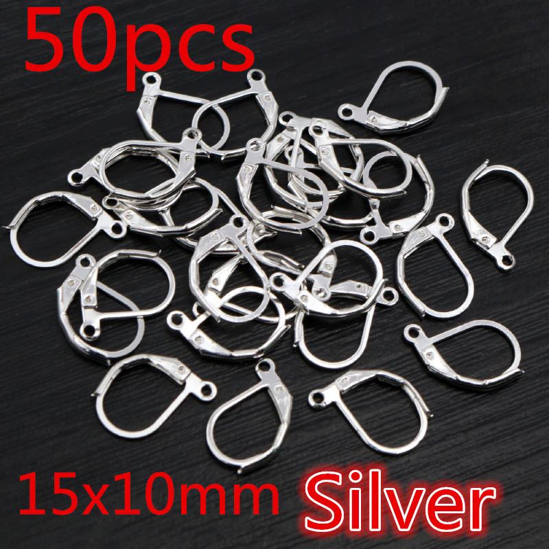 Kupferbeschichtete Ohrhaken (30-50 Stück/Beutel) für DIY Schmuck und Ohrringe Handgefertigte Materialien