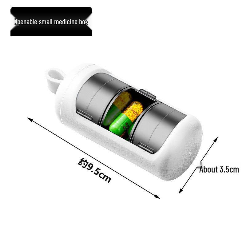 Portable 7-Day Pill Dispenser Box