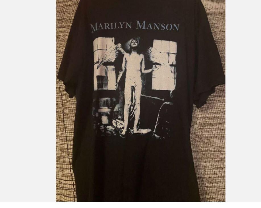 Винтажная футболка Marilyn Manson 90-х Перепечатка S-5XL XXL
