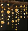 Pendant Ornaments Christmas Decorations for Home New Year 400cm Twinkle Star Snowflake Paper Garlands Christmas