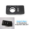 LHD Car Dashboard Headlight Control Switch Panel Cover Trim For Mercedes Benz W251 R-Class R280 R300 R350 R400 R500 2005-2017