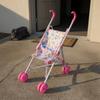 Children Stroller Portable Toy Pram Dollhouse Miniature Accessories Role Play