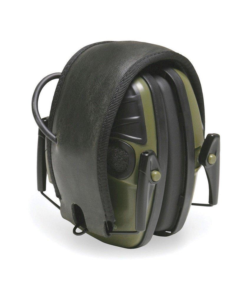 Howard Leight by Honeywell Impact Sport Electronic Green Earmuffs, R-01526, [Used]