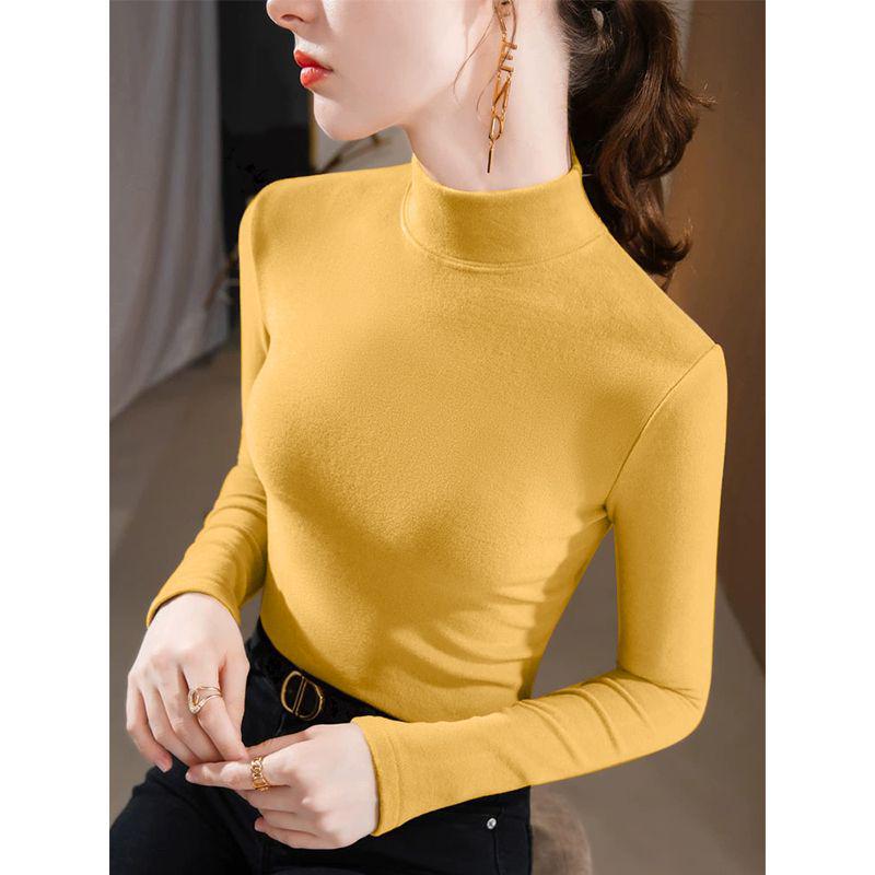 

Двухсторонняя бархатная рубашка с полувысоким воротником и длинными рукавами в стиле вестерн для женщин на осень M