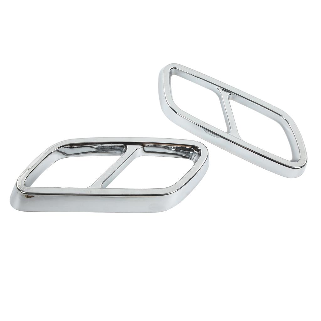 Pair Rear Exhaust Muffler Tail Pipe Cover Trim Replacement for Mercedes?Benz C?Class W206 2021 Up