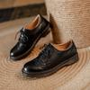 Woman Brogue Shoes Woman Platform Oxford Shoes Flats British Style Vintage Cut-Outs Flat Casual Women Shoes Student Retro