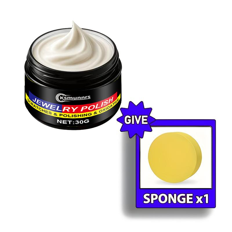 

Jewelry Polishing Paste + Polishing ClothPolish and restore shine to silver jewelry, suitable for jewelry, metal and rings.