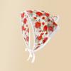 Elegant Floral Cotton Head Scarf Soft Wrap Printing Hair Scarf Vintage Lace Triangle Scarf  Beach