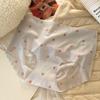 Women Seamless Ice Silk Mid Waist Thin Panties Antibacterial Cotton Crotch Breathable