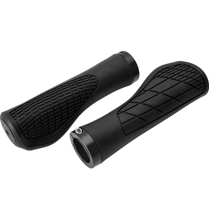 

For bicycle handlebar grips, single lock, anti-slip, folding mountain bike riding rubber grip gloves