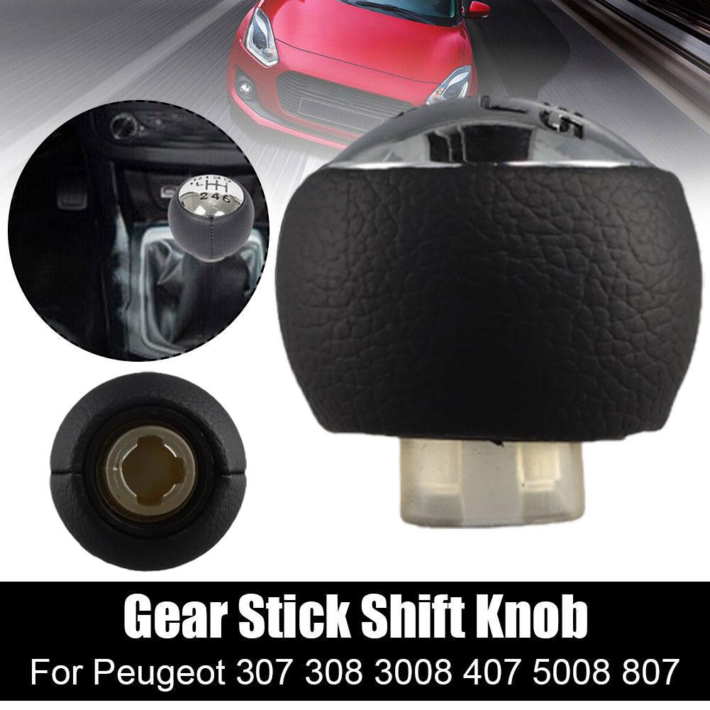 5/6 Speed Car Gear Stick Shift Knob For Peugeot 307 807 308 C8 C4 For Citroen PARTNER 407 3008 Z6E3
