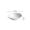 Simple White Ceramic Soup Bowl Kitchen Restaurant Special Tableware Creative Rock Texture Salad Bowl Noodles Bowls Dinner Plate