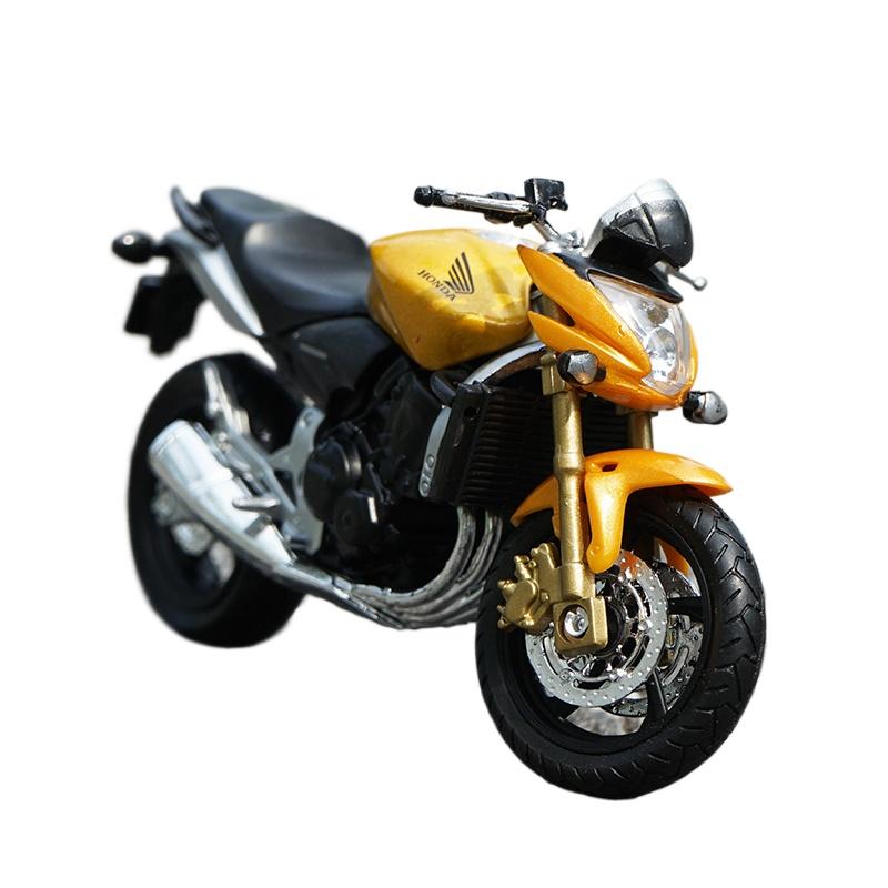 

Welly 1/18 HONDA Hornet Alloy Sports Motorcycle Model Diecast Metal Street Motorcycle Model Simulation Collection Kids Toys Gift жёлтый