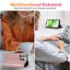For iPhone 16 Pro Case RFID Blocking Wallet Stand Rhombus Leather Phone Cover with Wrist Strap